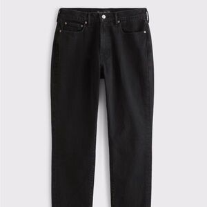 Abercrombie & Fitch Men's vintage stretch athletic slim jeans black denim